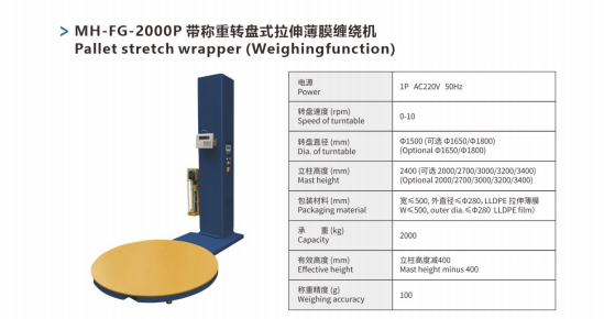 MH-FG-2000P，带称重缠绕机，棉纺厂棉花打包专用设备