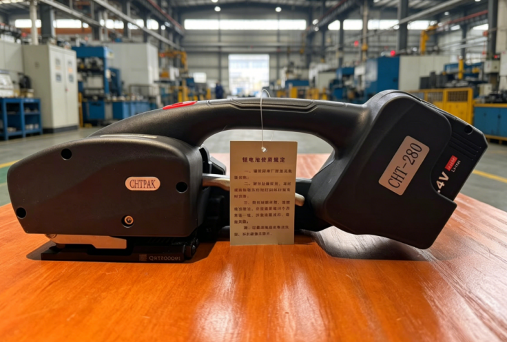CHT-280电动打包机：细节升级，打造省力耐用的轻量打包新标杆